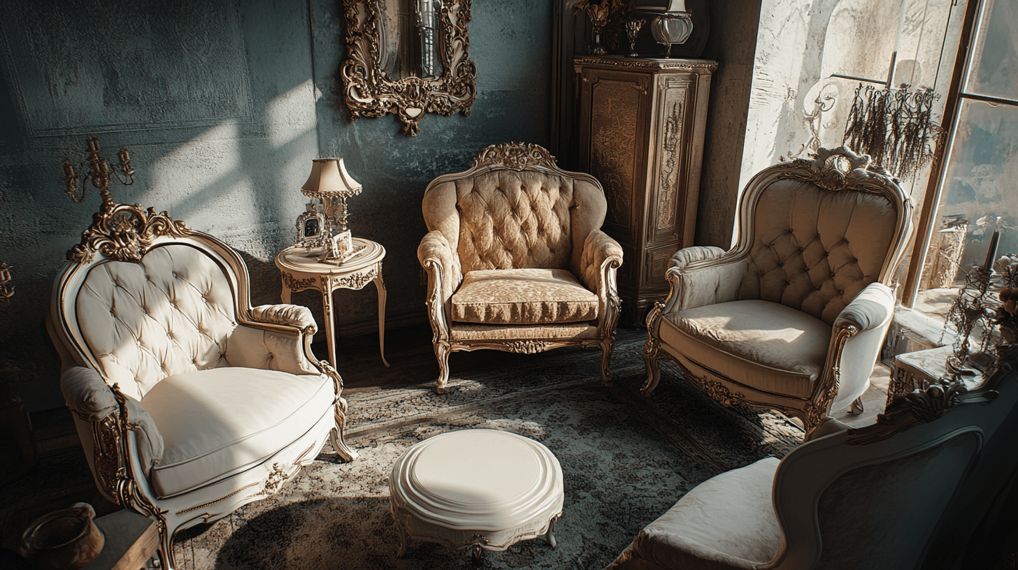 Meble w stylu Vintage Glam