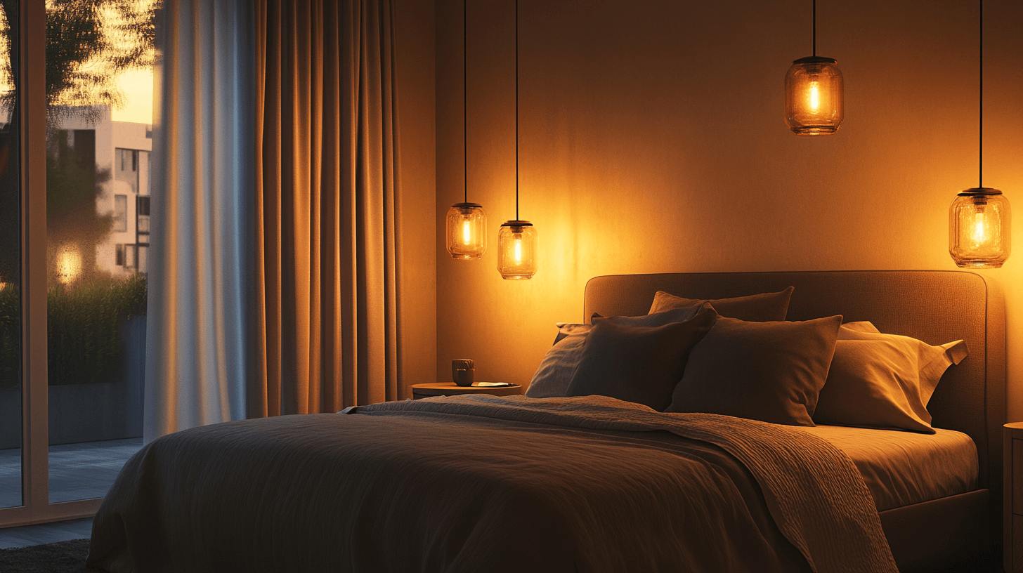 Lampy wiszące w sypialni: Dla relaksującej atmosfery