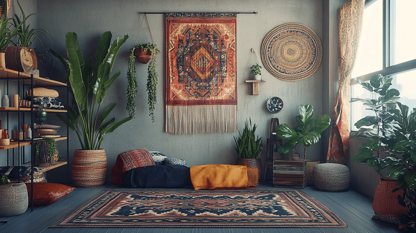 Dekoracja w stylu Industrial Boho