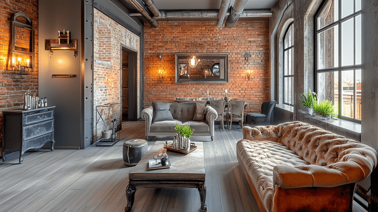 Industrial Glamour: Mieszanka stylu industrialnego i luksusu