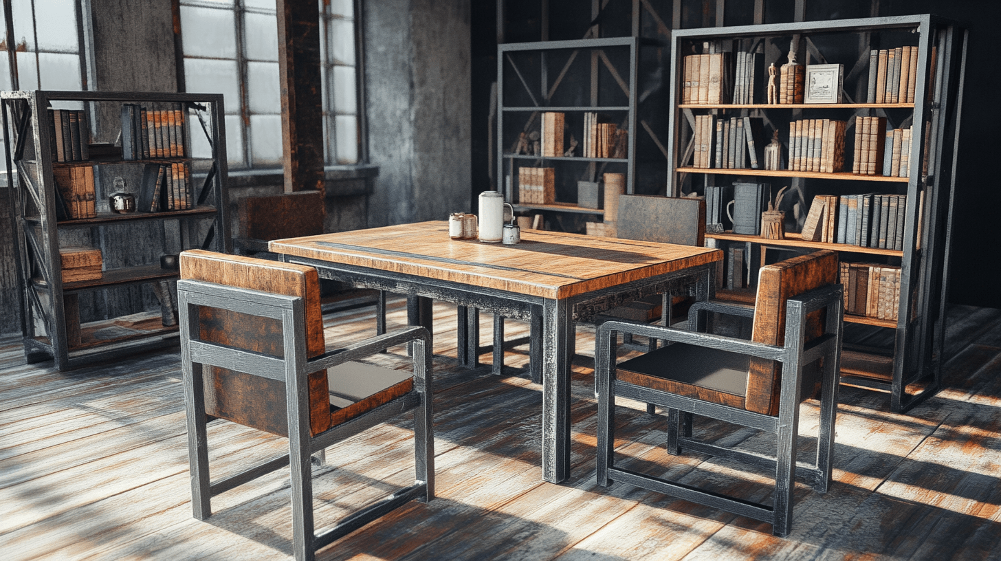 Meble w stylu industrialnym: funkcjonalność spotyka się z designem