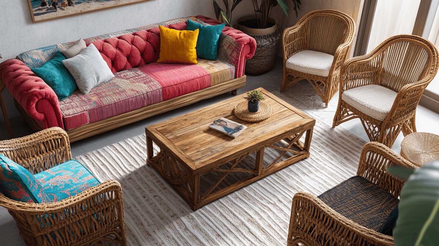 Meble w stylu boho-chic