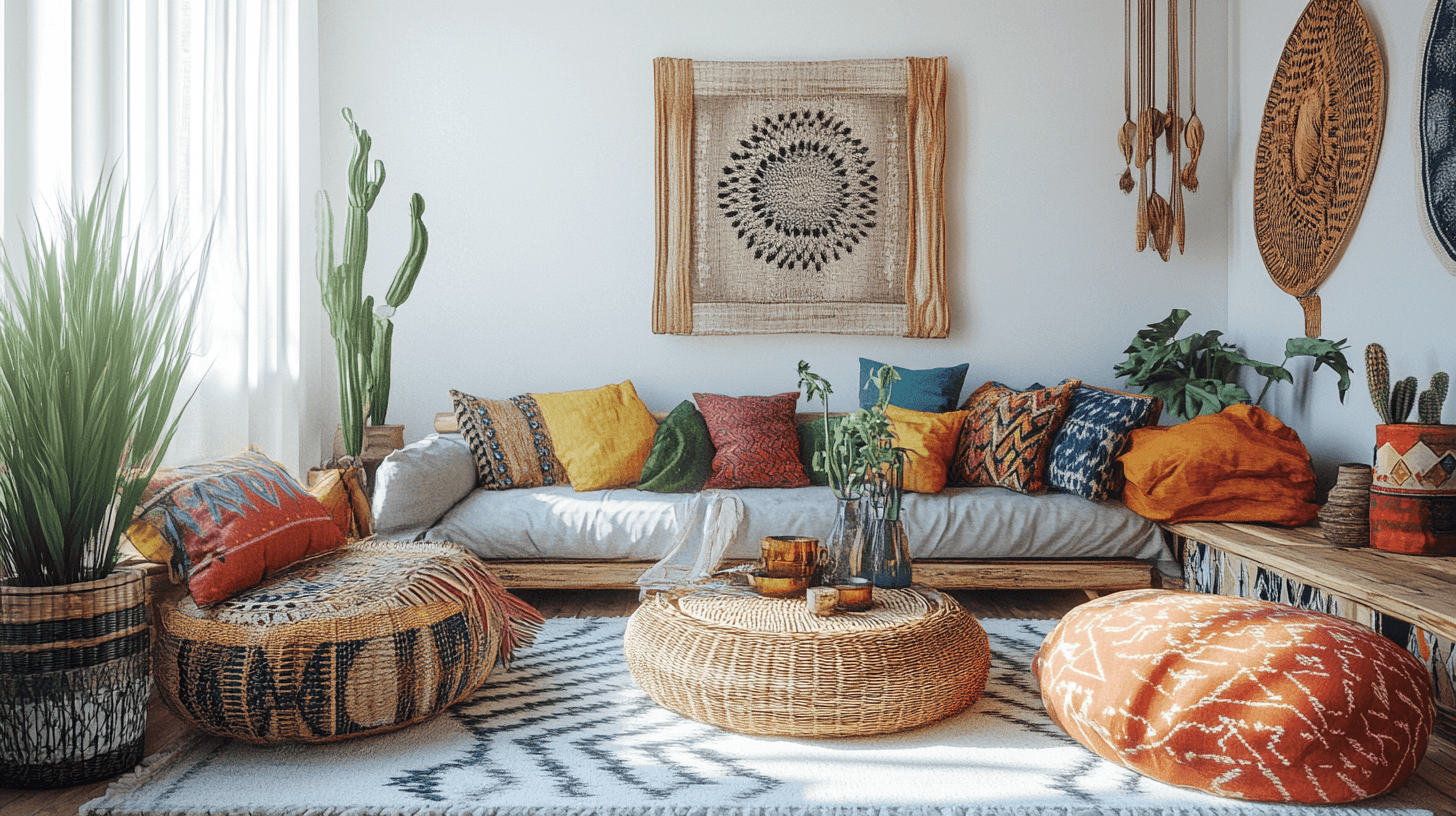Boho-Chic: Kolorowe barwy i naturalne materiały