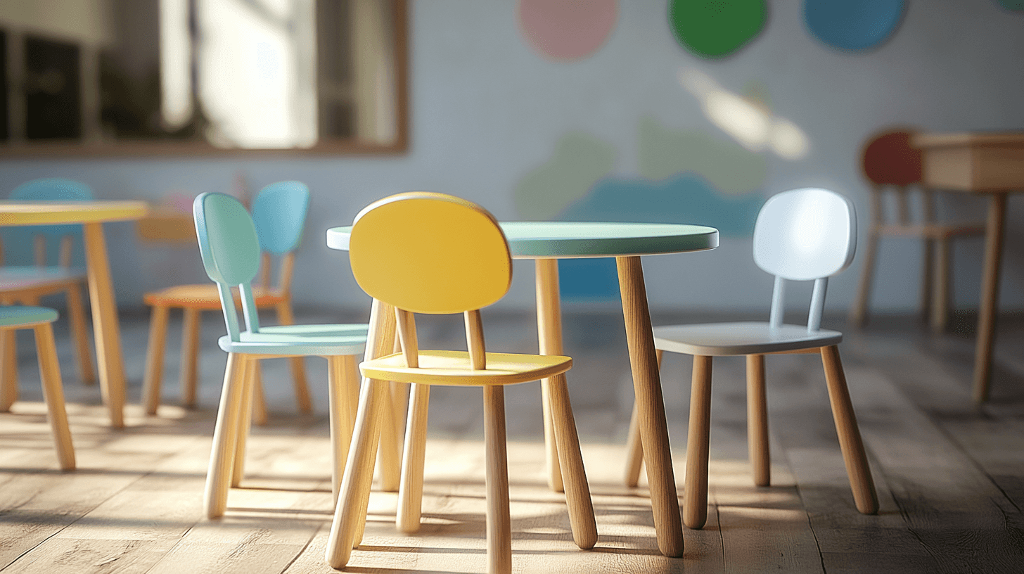 Ergonomiczne krzesła dla małych artystów
