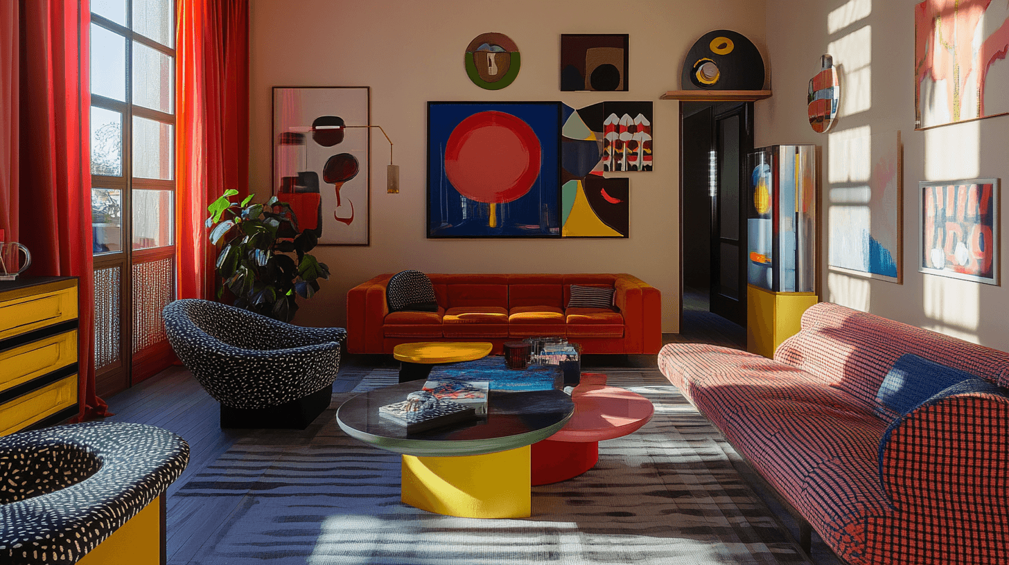 Postmodernistyczny design: zabawa i ironia w przestrzeni mieszkalnej