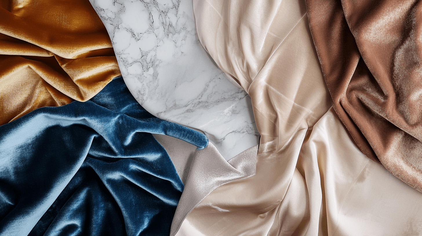 Luksusowe materiały do stylu glamour