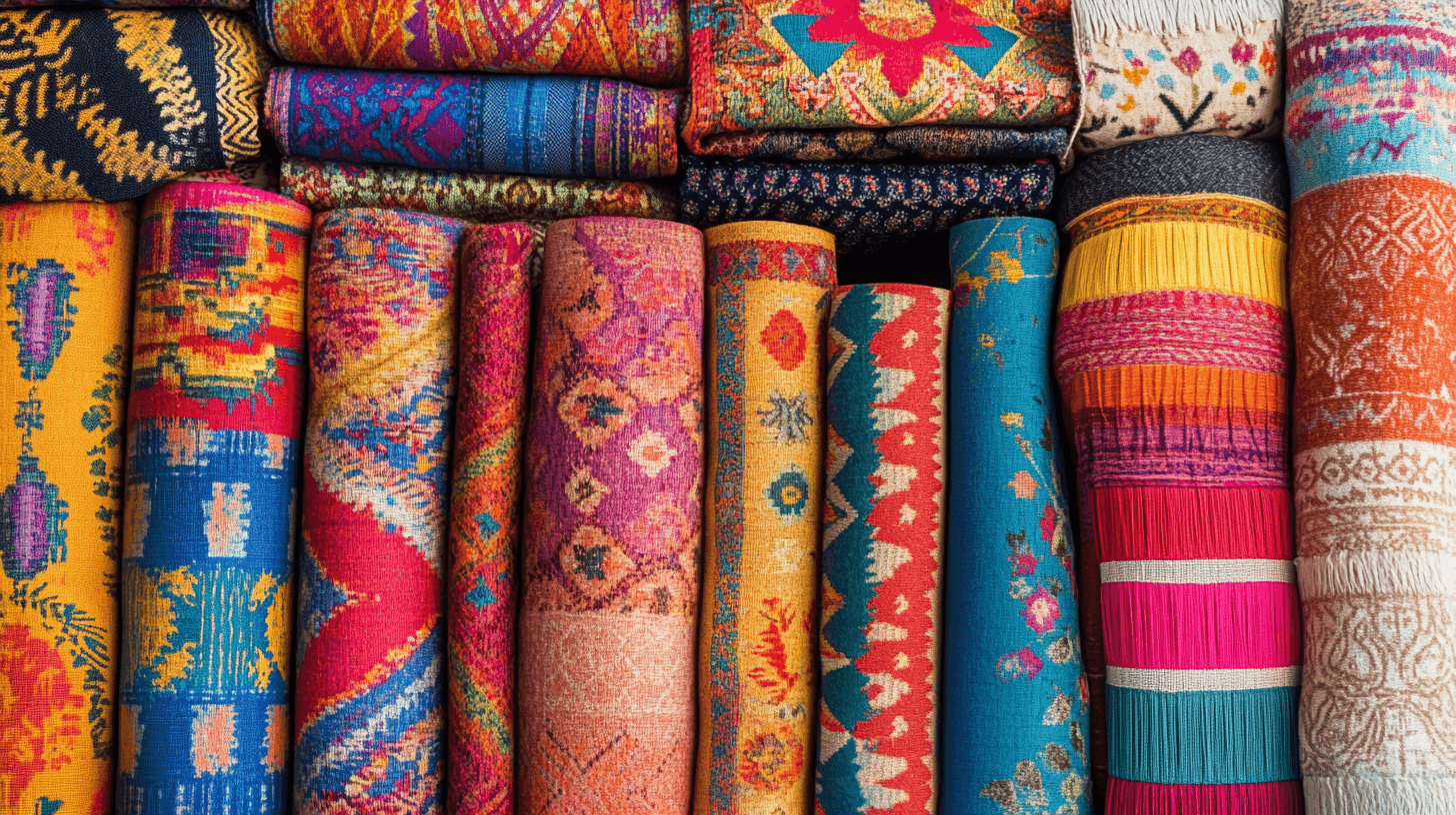 Kombinacje kolorów i wzorów w stylu Colorful Boho