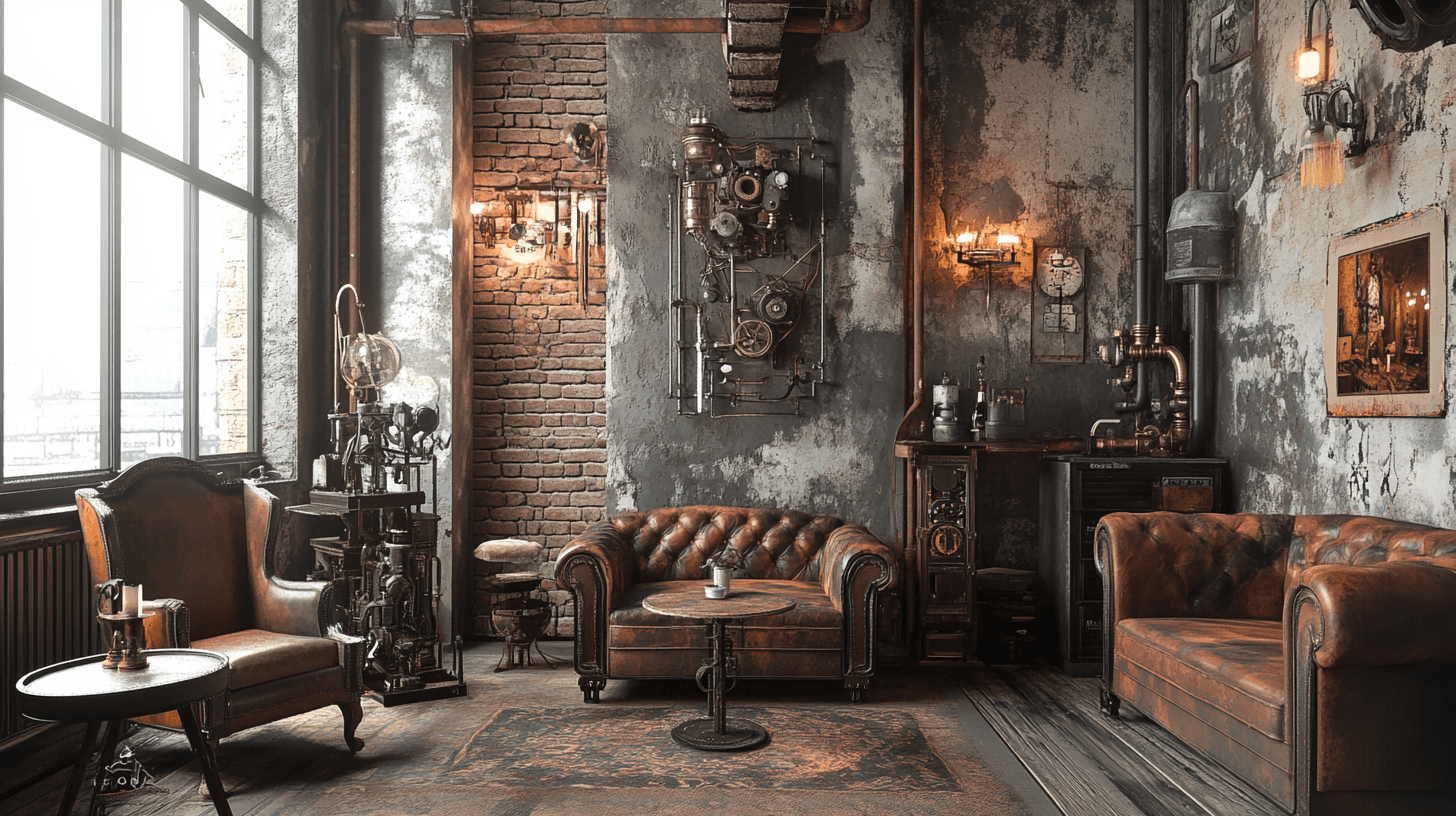 Style życia w stylu steampunk: Pomieszczenia pełne historii i fantazji