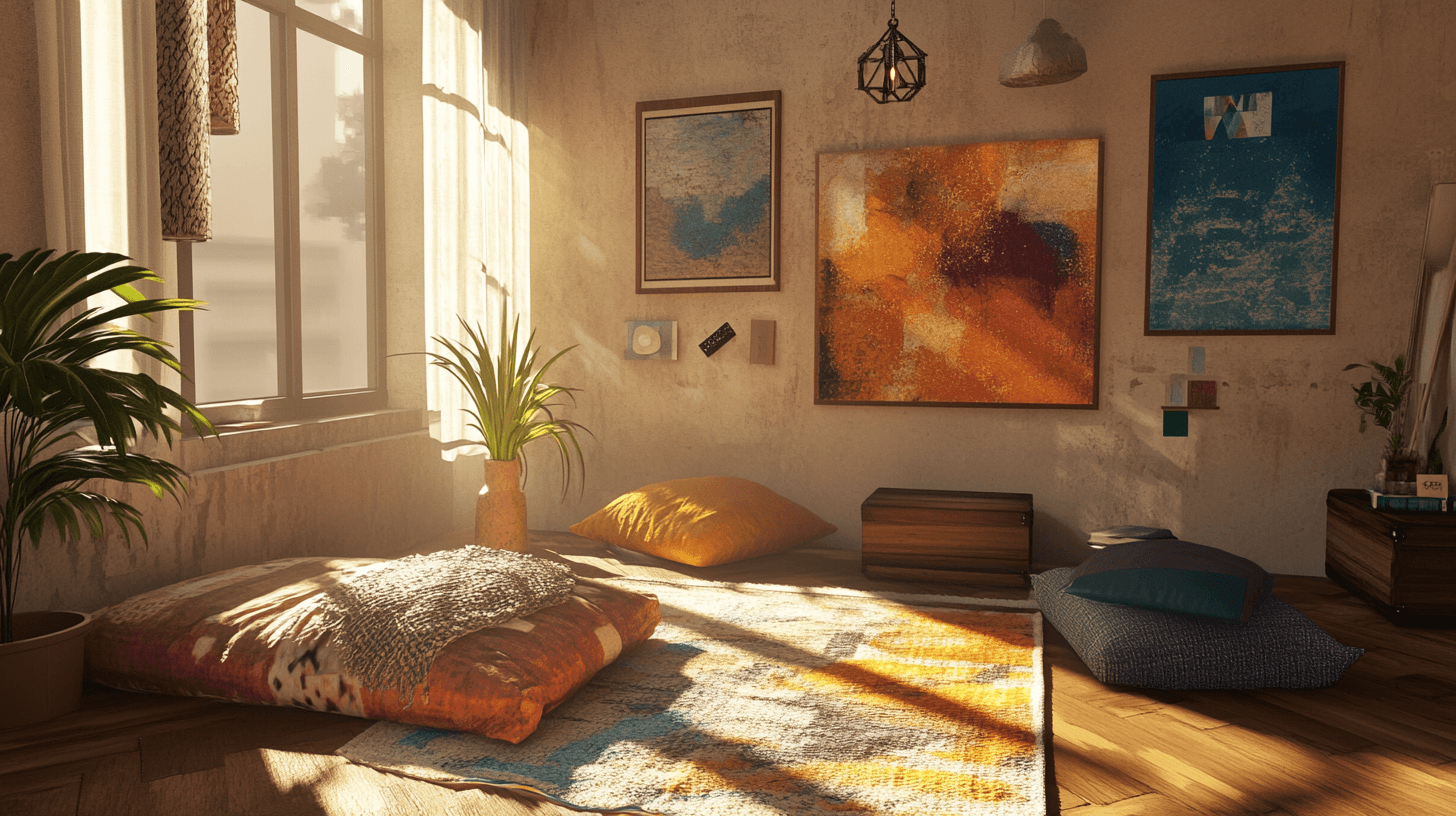 Style życia w stylu Industrial Boho Mix