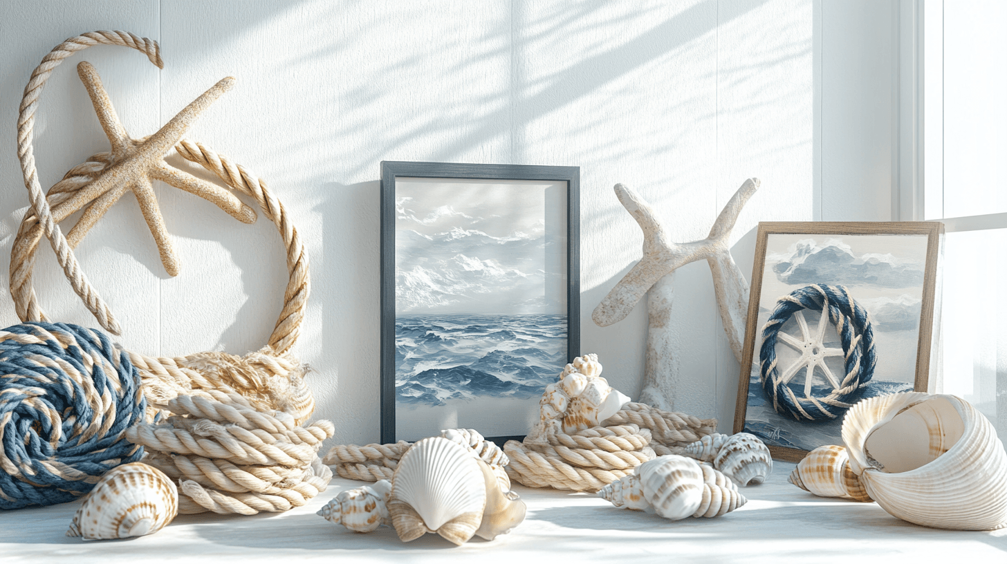 Dekoracje, które dopełniają styl Coastal Chic