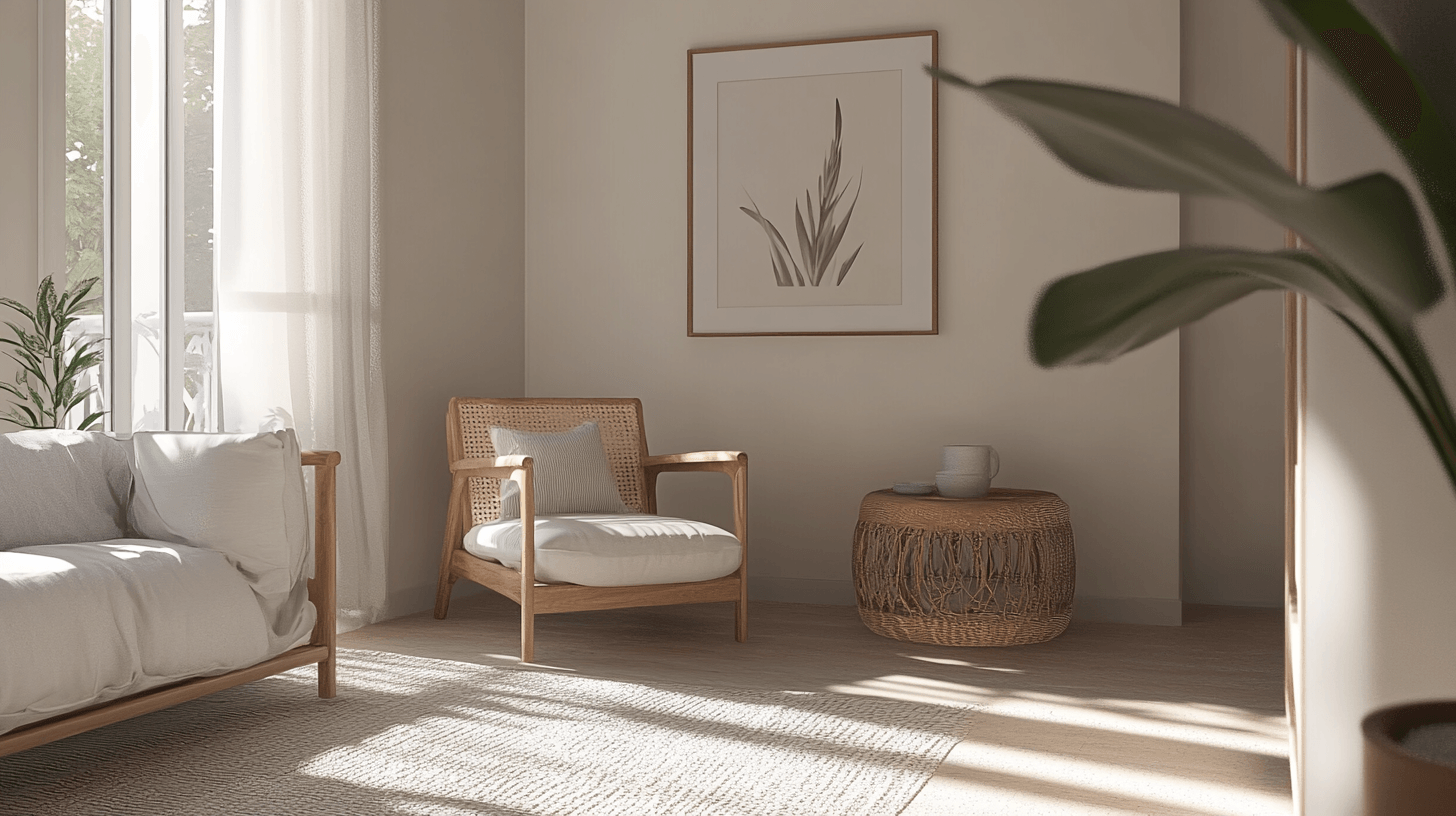 Minimalistyczne użycie kolorów dla harmonijnego domu