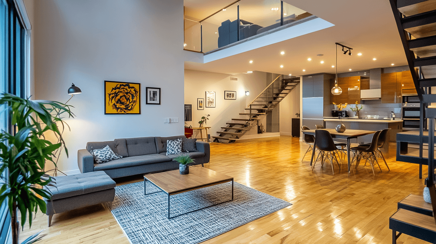 Podział przestrzeni w mieszkaniu typu loft: Tworzenie stref