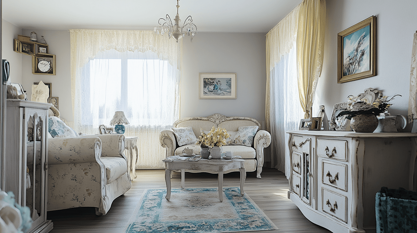 Shabby Chic: Vintage spotyka nowoczesne mieszkanie