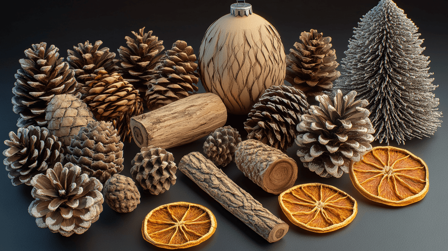 Naturalne materiały do ekologicznych dekoracji świątecznych