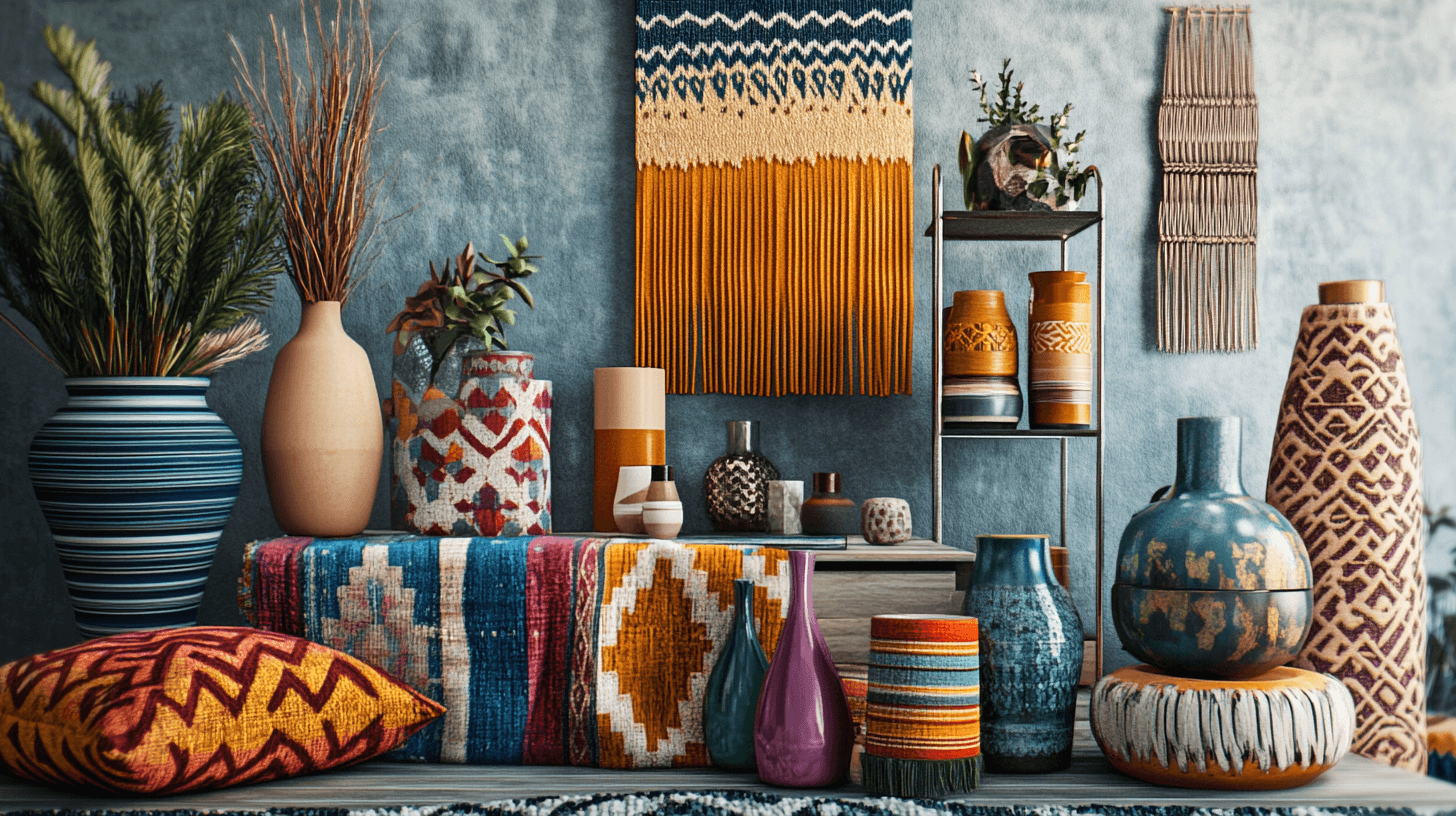 Dekoracje i akcesoria do stylu Boho-Mid-Century