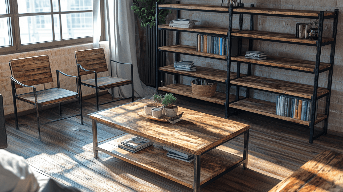 Meble w stylu Rustic Industrial
