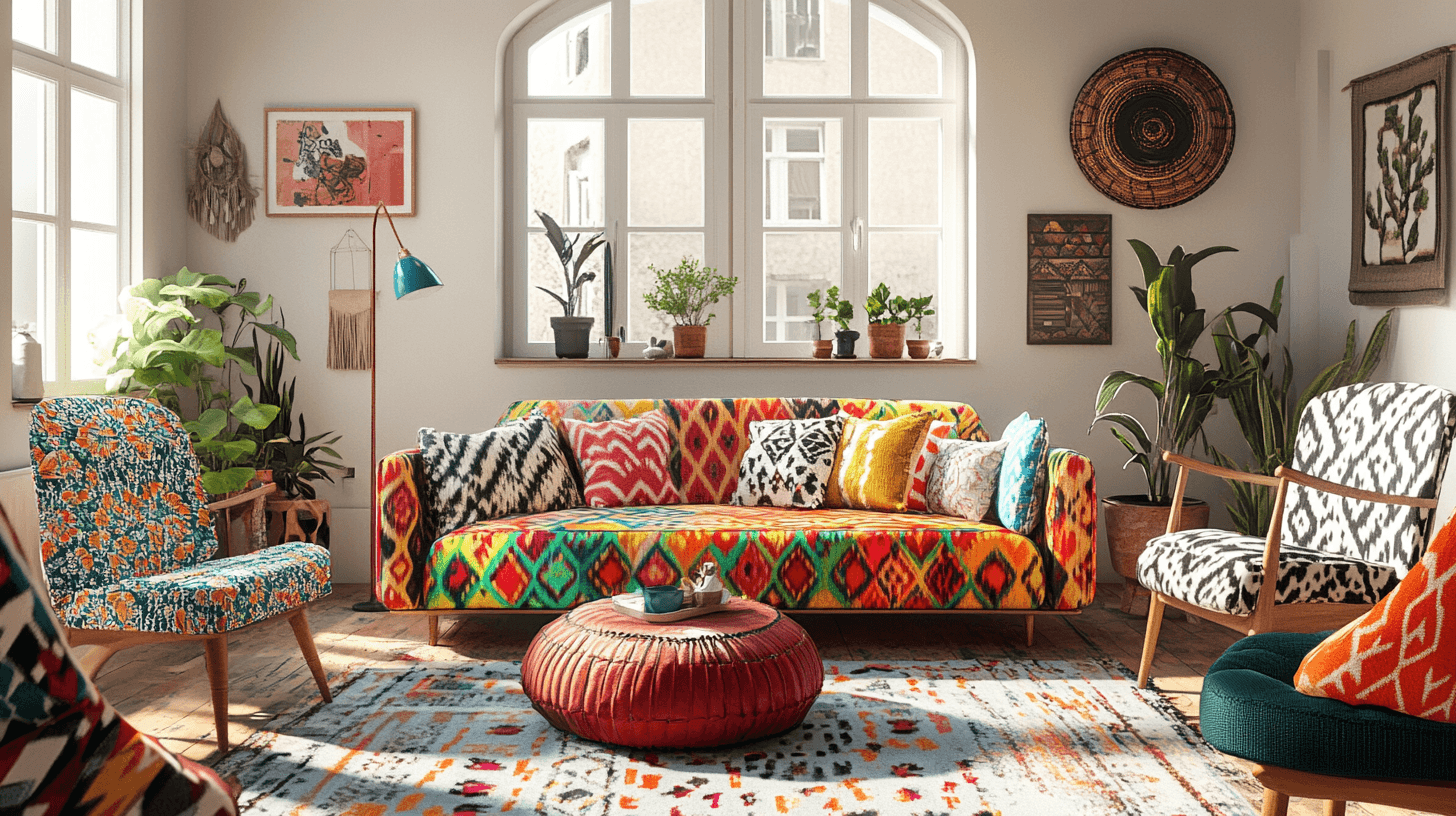 Meble w stylu Colorful Boho