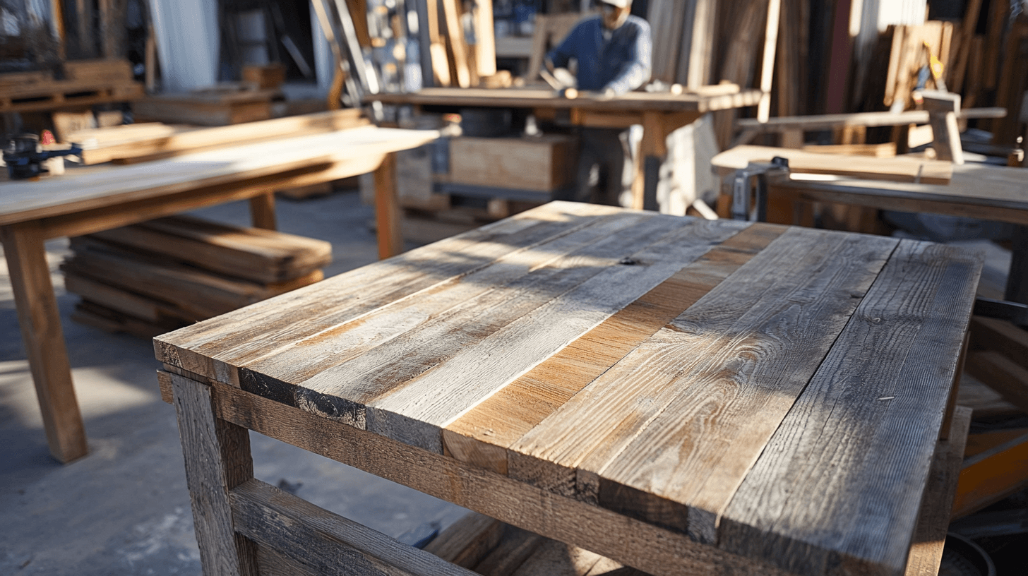 Jak meble z drewna z recyklingu są produkowane