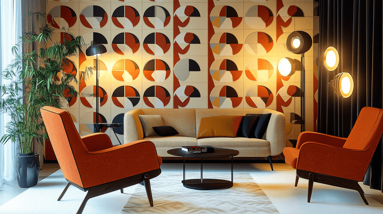 Elementy dekoracyjne w stylu Mid-Century Modern