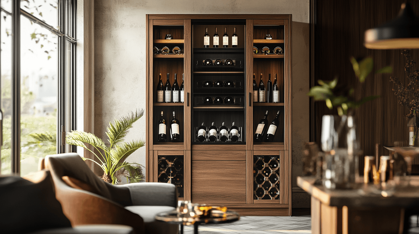Różnorodność szafek na wino: modele i style