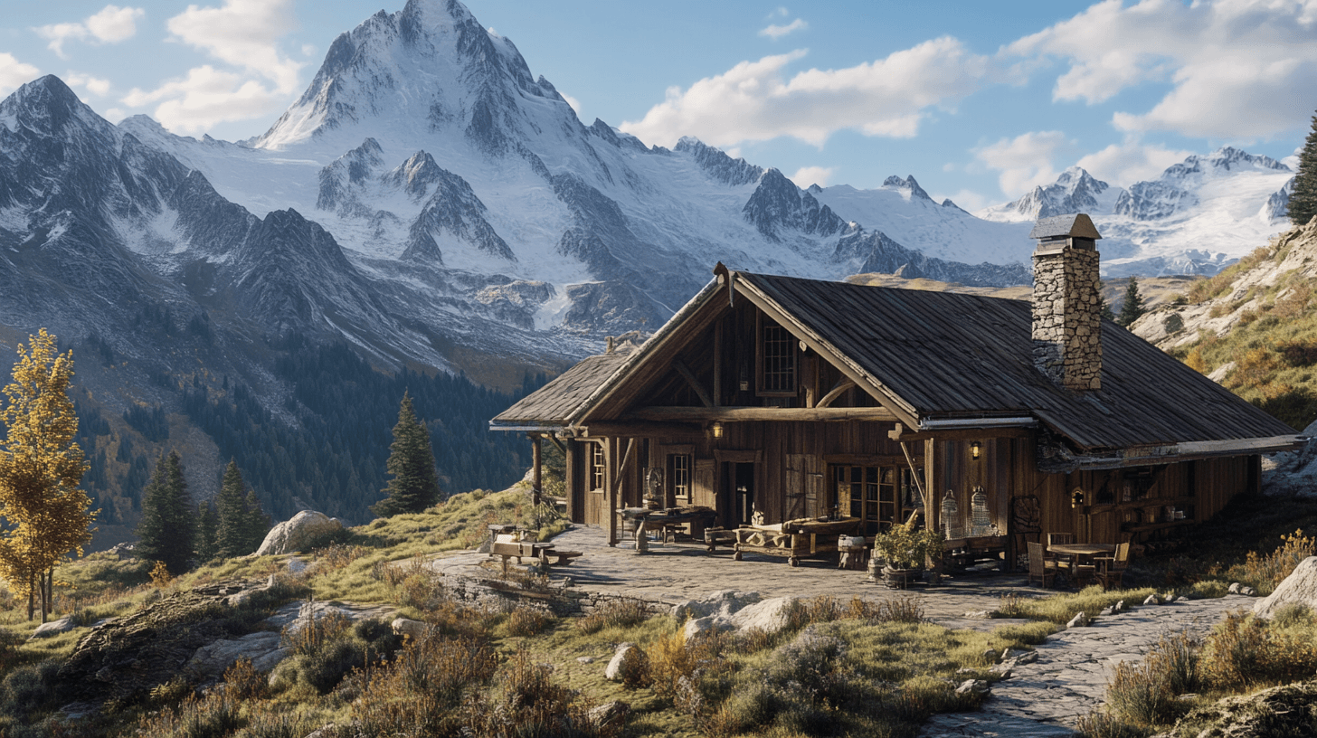 Mountain Lodge: Rustykalny i przytulny w górach