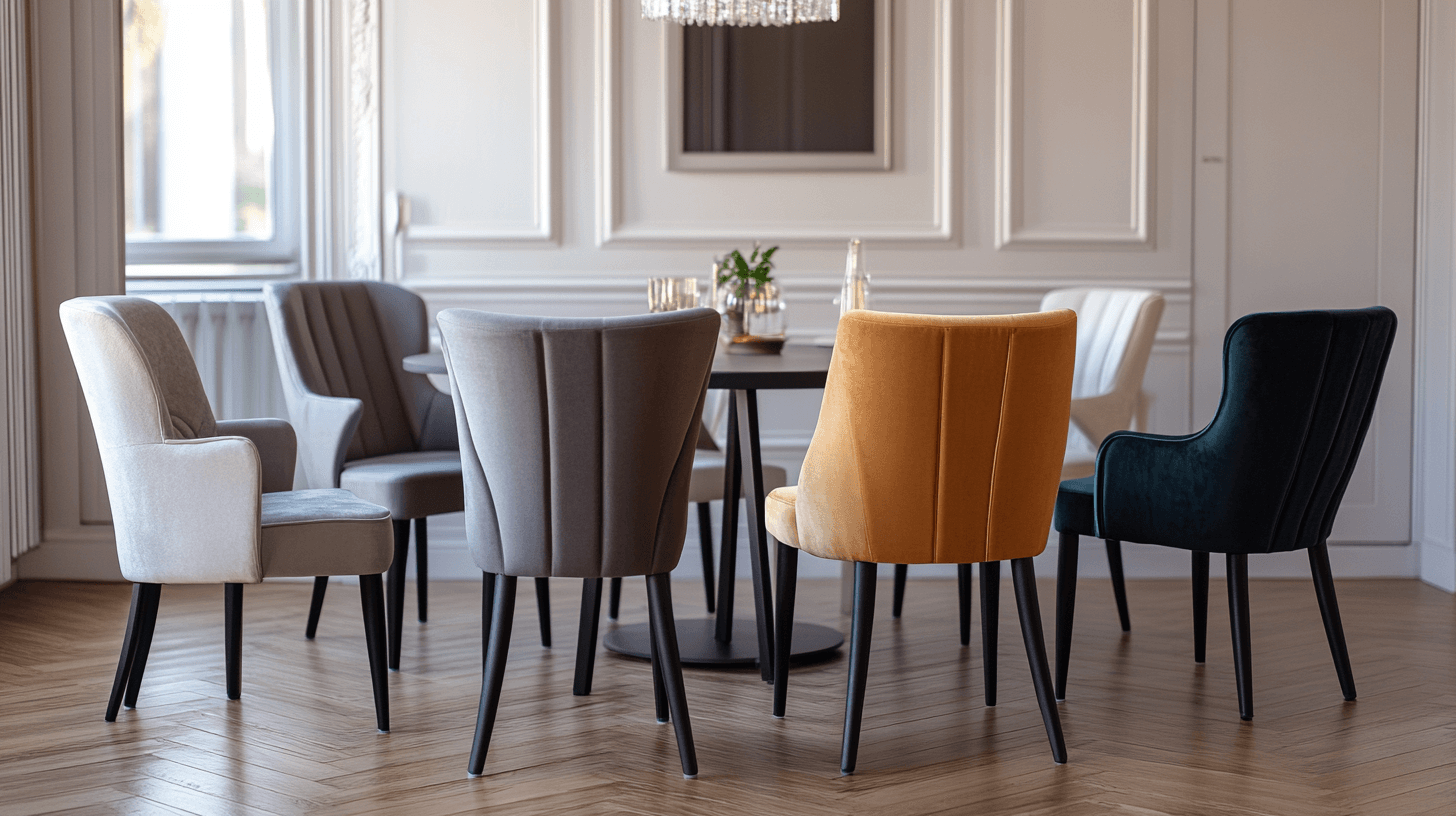 Różne style krzeseł designerskich