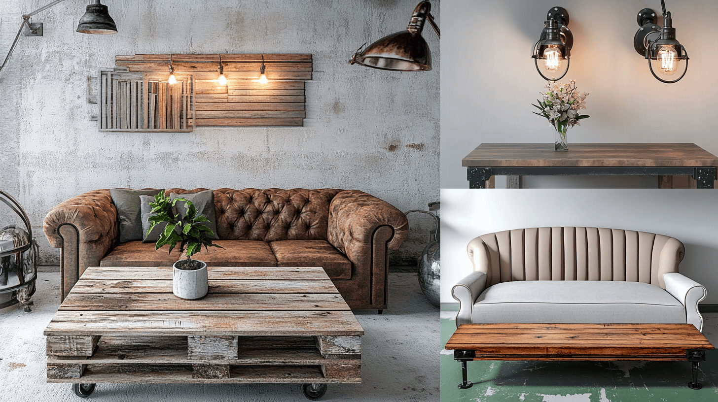 Meble w stylu Brooklyn: Mieszanka robi różnicę