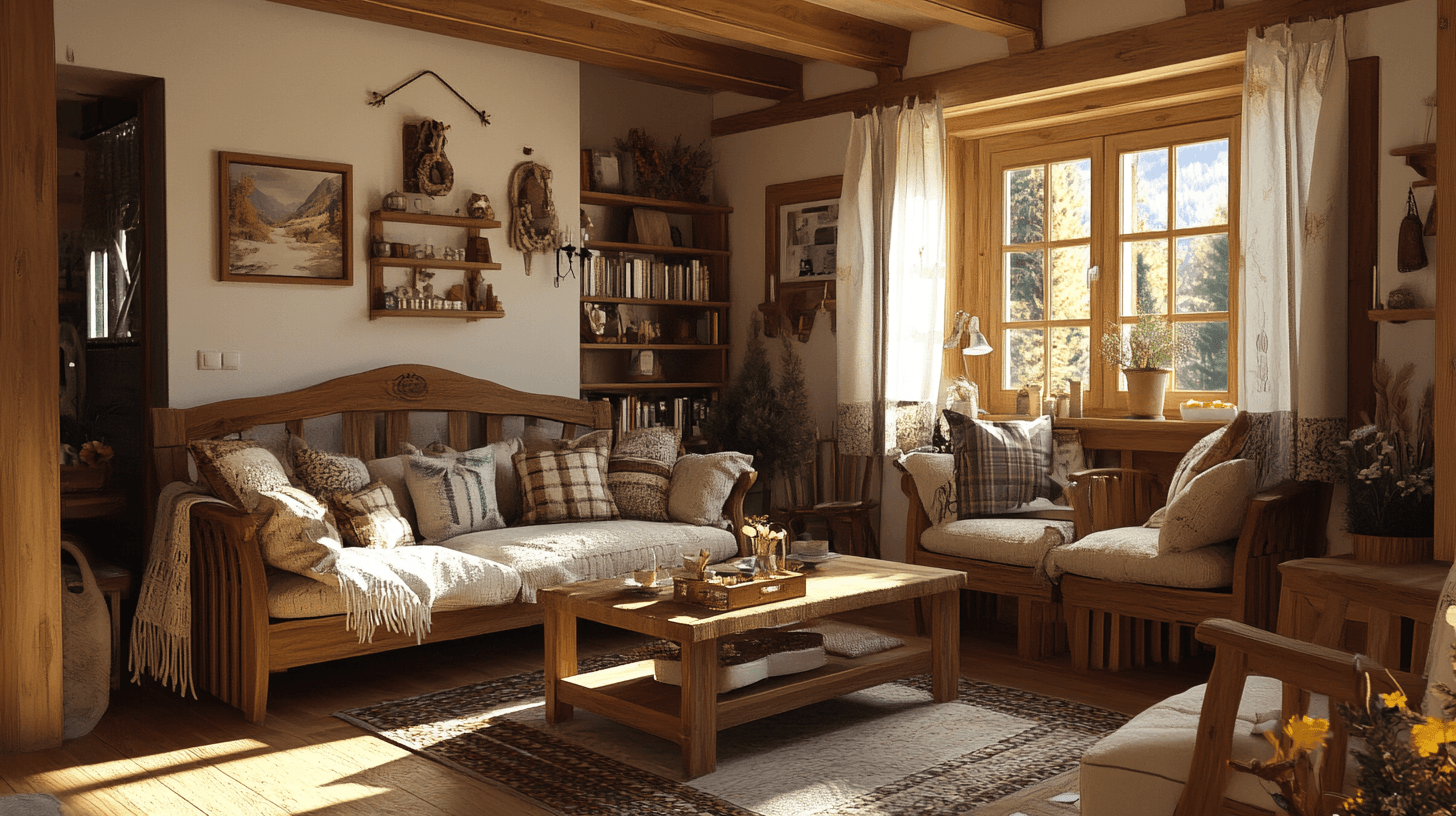 Styl Chalet: przytulność i naturalne materiały