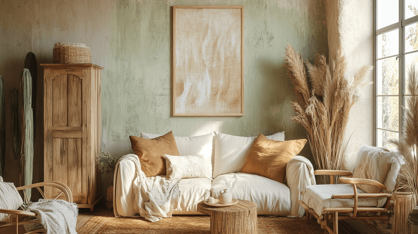 Kolory i materiały w stylu boho: Naturalne i żywe