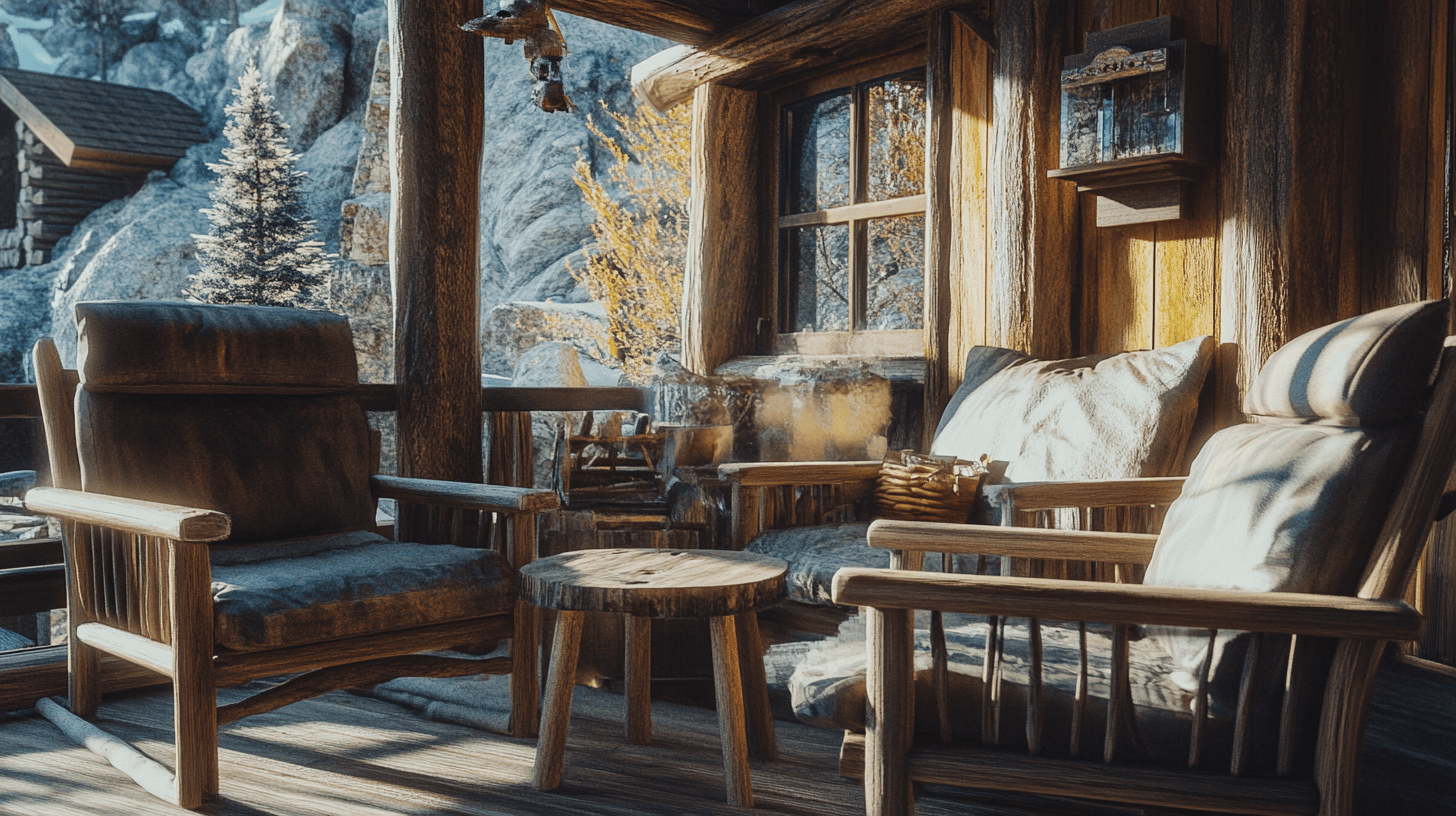 Rustykalne meble do Mountain Lodge