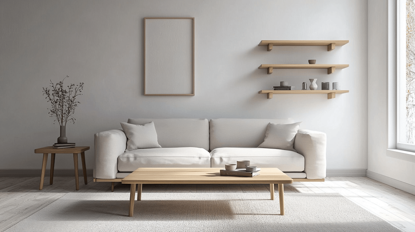 Minimalistyczne meble do skandynawskiego salonu