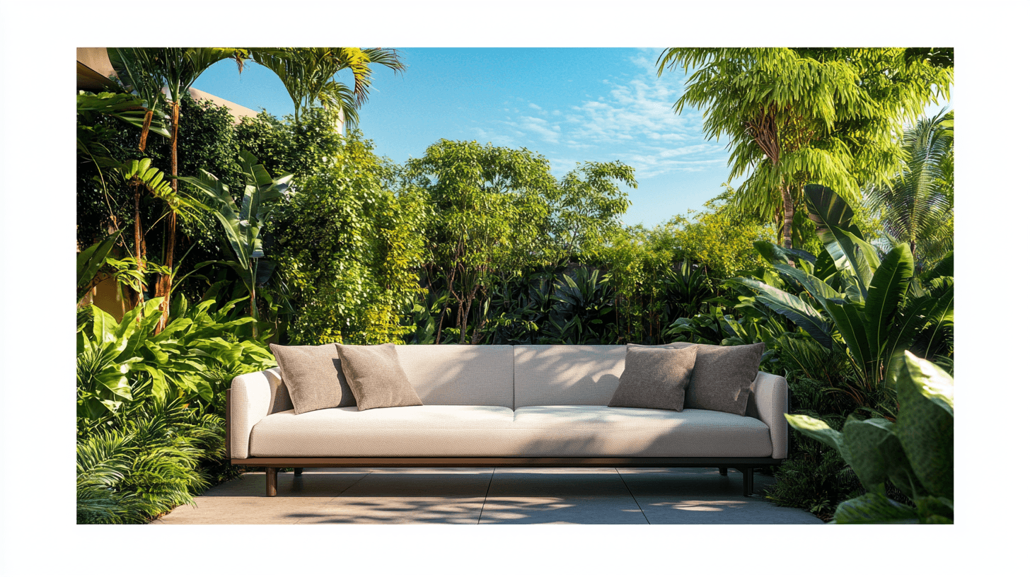 Sofa ogrodowe: komfort i design w ogrodzie