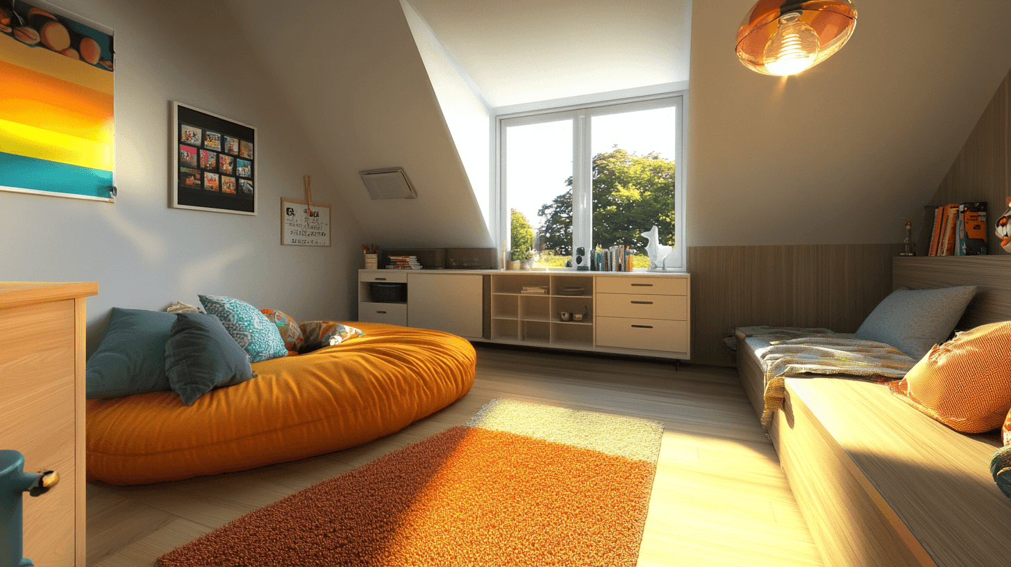 Pokoje dla nastolatków: fajny design i funkcjonalne meble