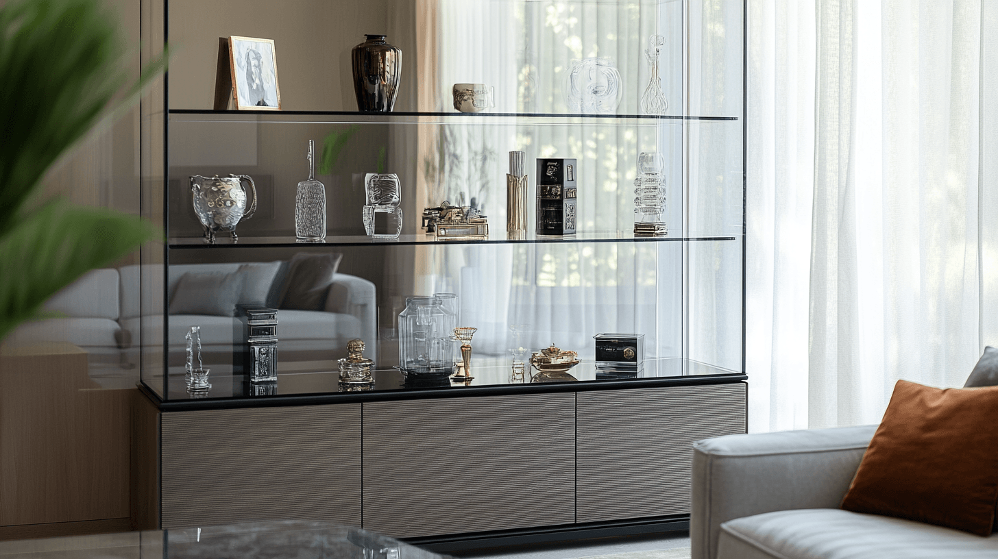 Nowoczesny design: szklane witryny na twoje kolekcje