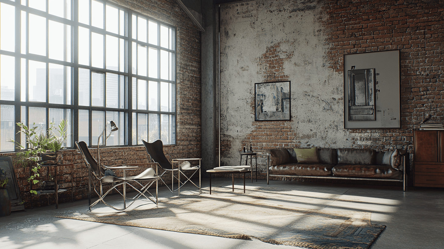 Styl industrialny: surowo i miejsko urządzony