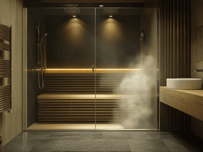 Łazienka z wbudowaną sauną: Doświadcz wellness w domu