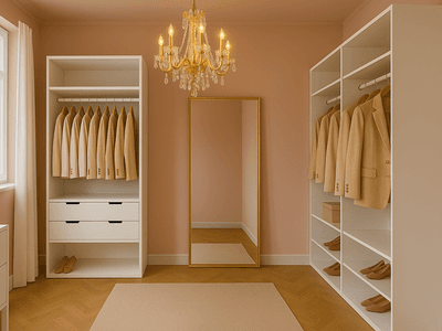 Twoja idealna garderoba: Od pierwszego pomysłu do stylowego wyposażenia