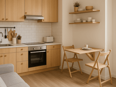 Kompaktowe rozwiązania wyposażenia: Stylowe mieszkanie pomimo małej przestrzeni